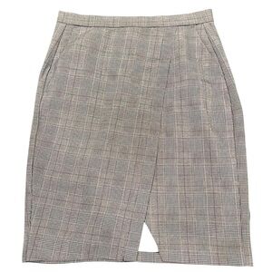 Banana Republic Size 2 High Waisted Plaid Pencil Skirt